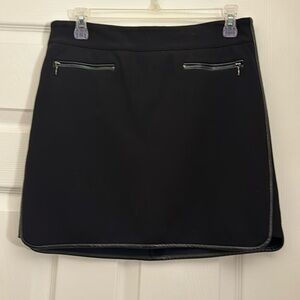 White House Black Market Mini Skirt Size 4, black. Worn once.